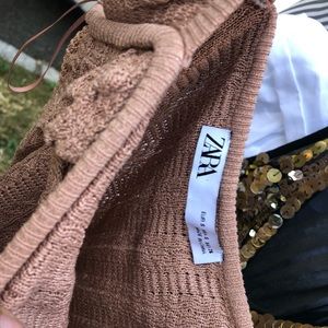 ZARA TEXTURED CROP TANK